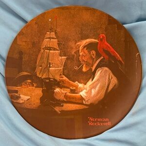 Knowles Limited Edition Collector’s Plate Norman Rockwell “The Ship Builder”